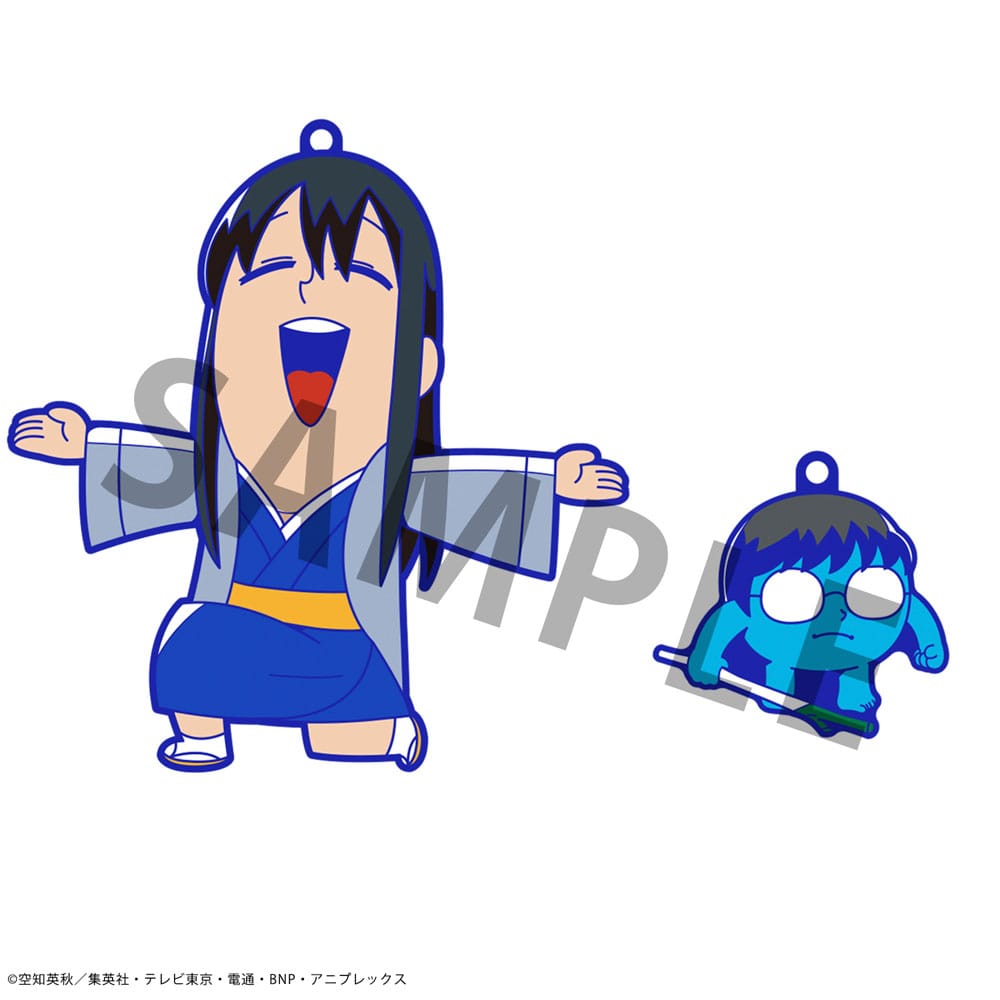 Gintama x Okawabukubu Rubber Mascot Buddycolle Gummi-Anhänger Gintama Oshanti 7 cm Sortiment (8)            
