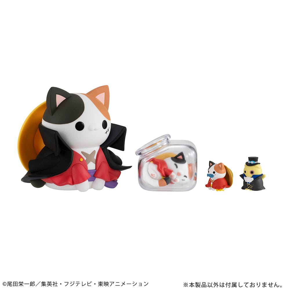 One Piece Mega Cat Project Sammelfiguren Good Night NyanPieceNyan! 3 cm Sortiment (8)   
