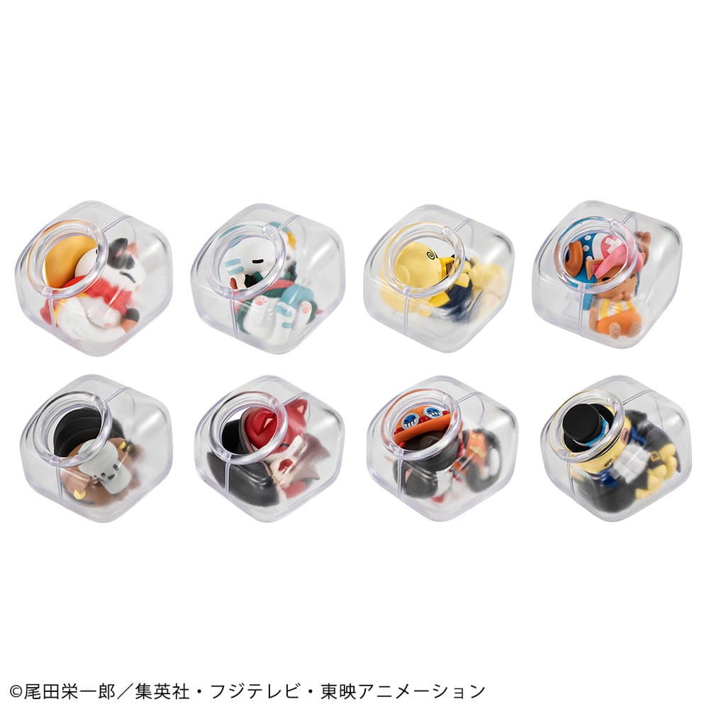 One Piece Mega Cat Project Sammelfiguren Good Night NyanPieceNyan! 3 cm Sortiment (8)   