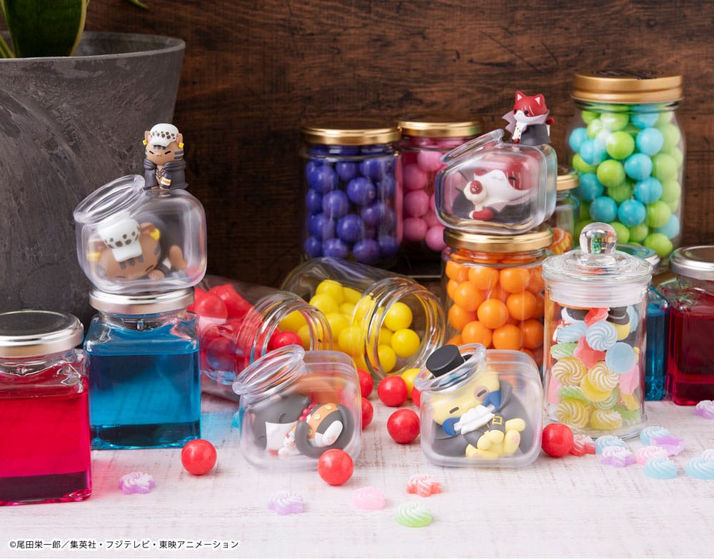 One Piece Mega Cat Project Sammelfiguren Good Night NyanPieceNyan! 3 cm Sortiment (8)   