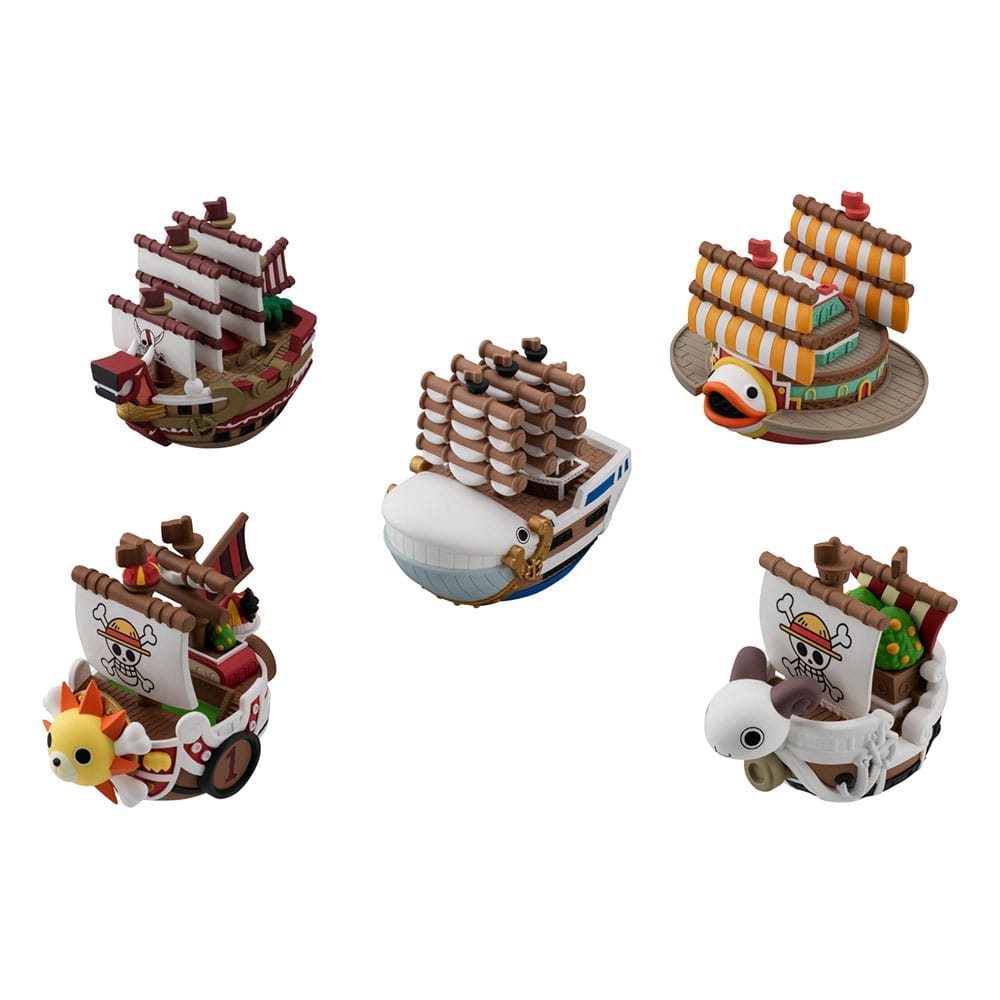 One Piece Yuracolle Series Sammelfiguren 5er-Pack Grand Line 6 cm  