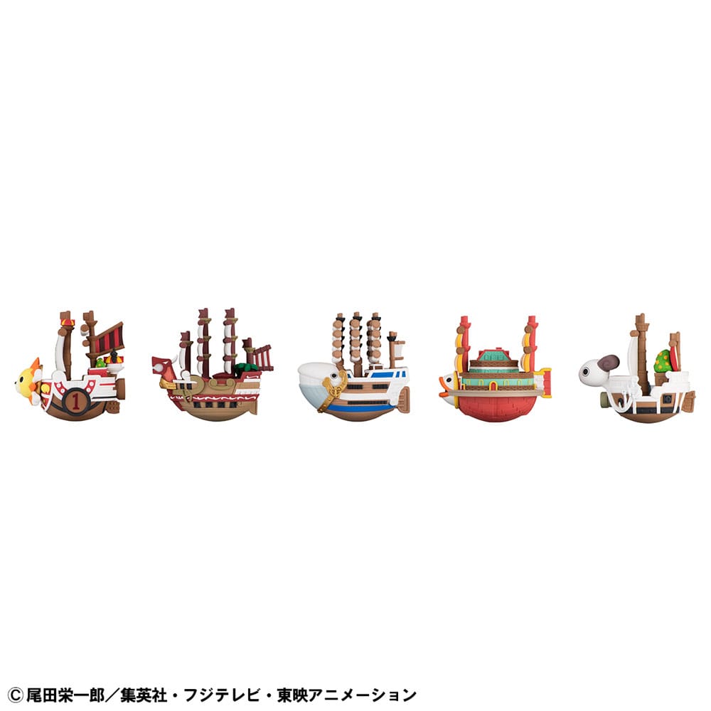 One Piece Yuracolle Series Sammelfiguren 5er-Pack Grand Line 6 cm  