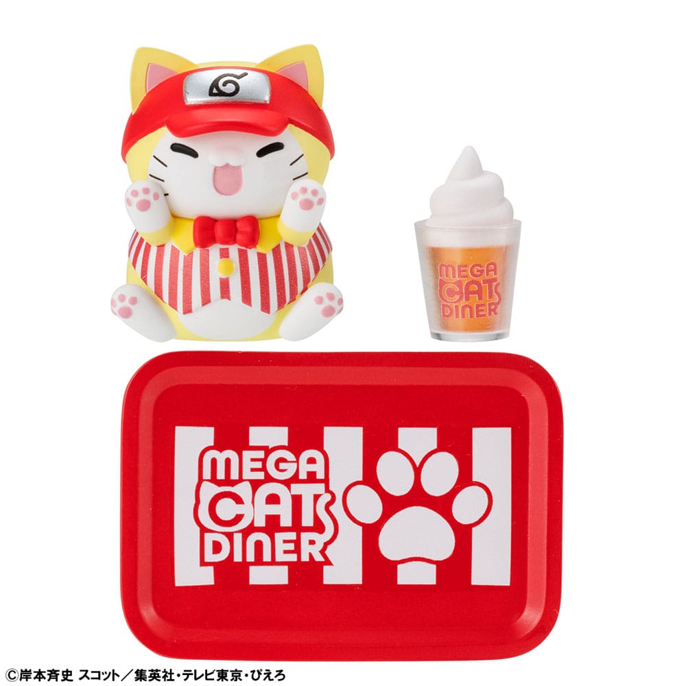 Naruto Shippuden Mega Cat Project Nyaruto! Sammelfiguren Mega Cat Diner 3 cm Sortiment (6)    