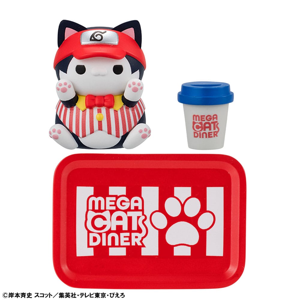 Naruto Shippuden Mega Cat Project Nyaruto! Sammelfiguren Mega Cat Diner 3 cm Sortiment (6)    