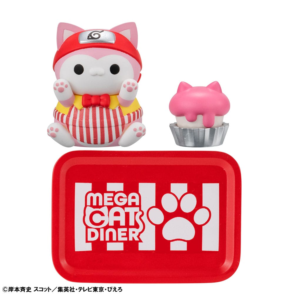 Naruto Shippuden Mega Cat Project Nyaruto! Sammelfiguren Mega Cat Diner 3 cm Sortiment (6)    
