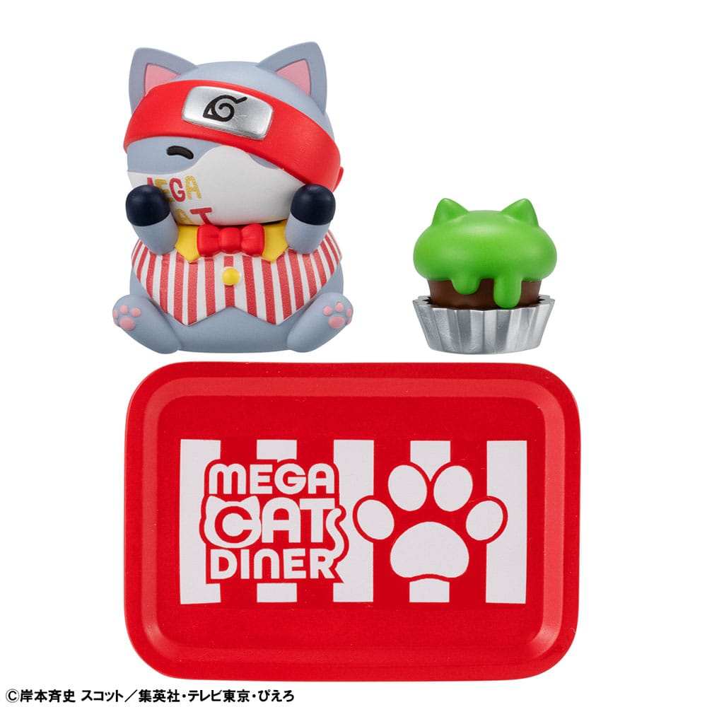 Naruto Shippuden Mega Cat Project Nyaruto! Sammelfiguren Mega Cat Diner 3 cm Sortiment (6)    