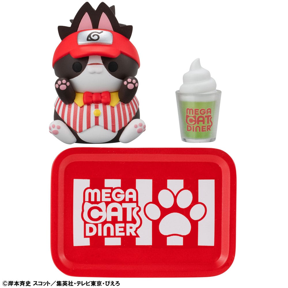 Naruto Shippuden Mega Cat Project Nyaruto! Sammelfiguren Mega Cat Diner 3 cm Sortiment (6)    