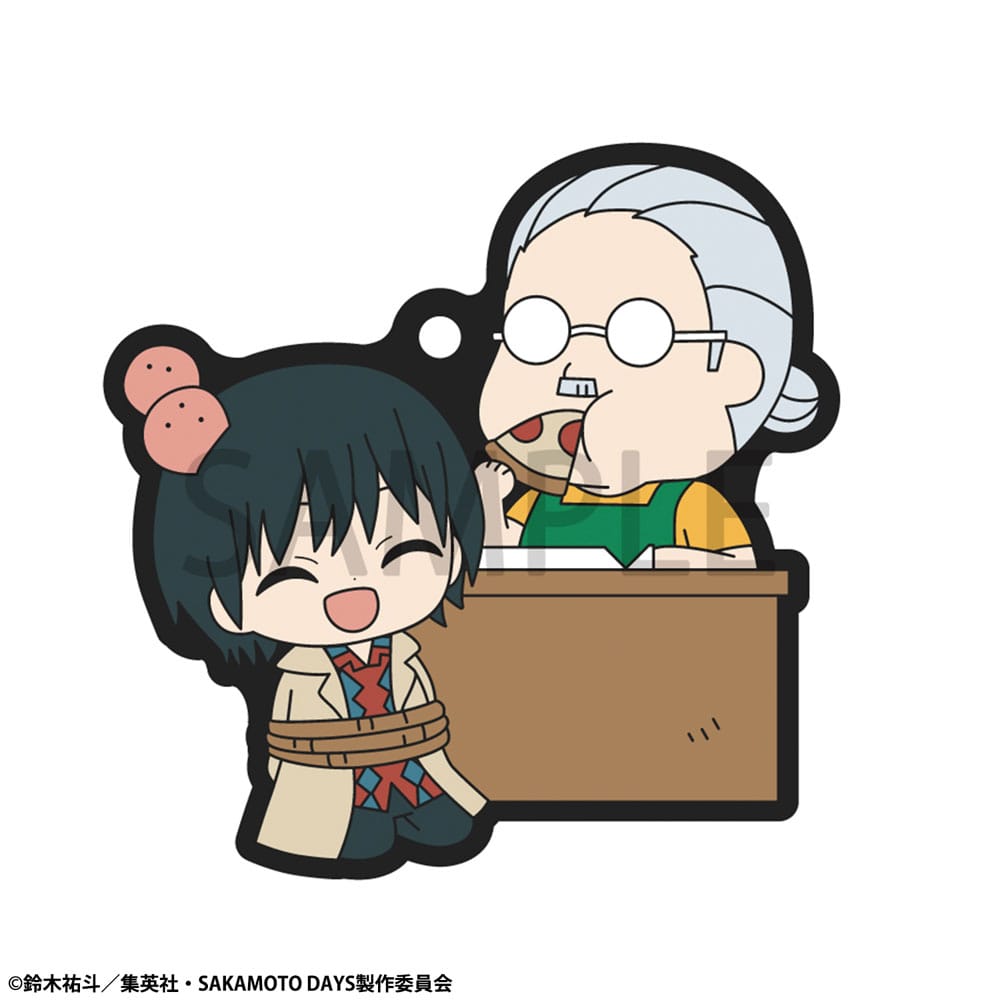 Sakamoto Days Rubber Mascot Buddycolle Gummi-Anhänger 7 cm Sortiment (6)          