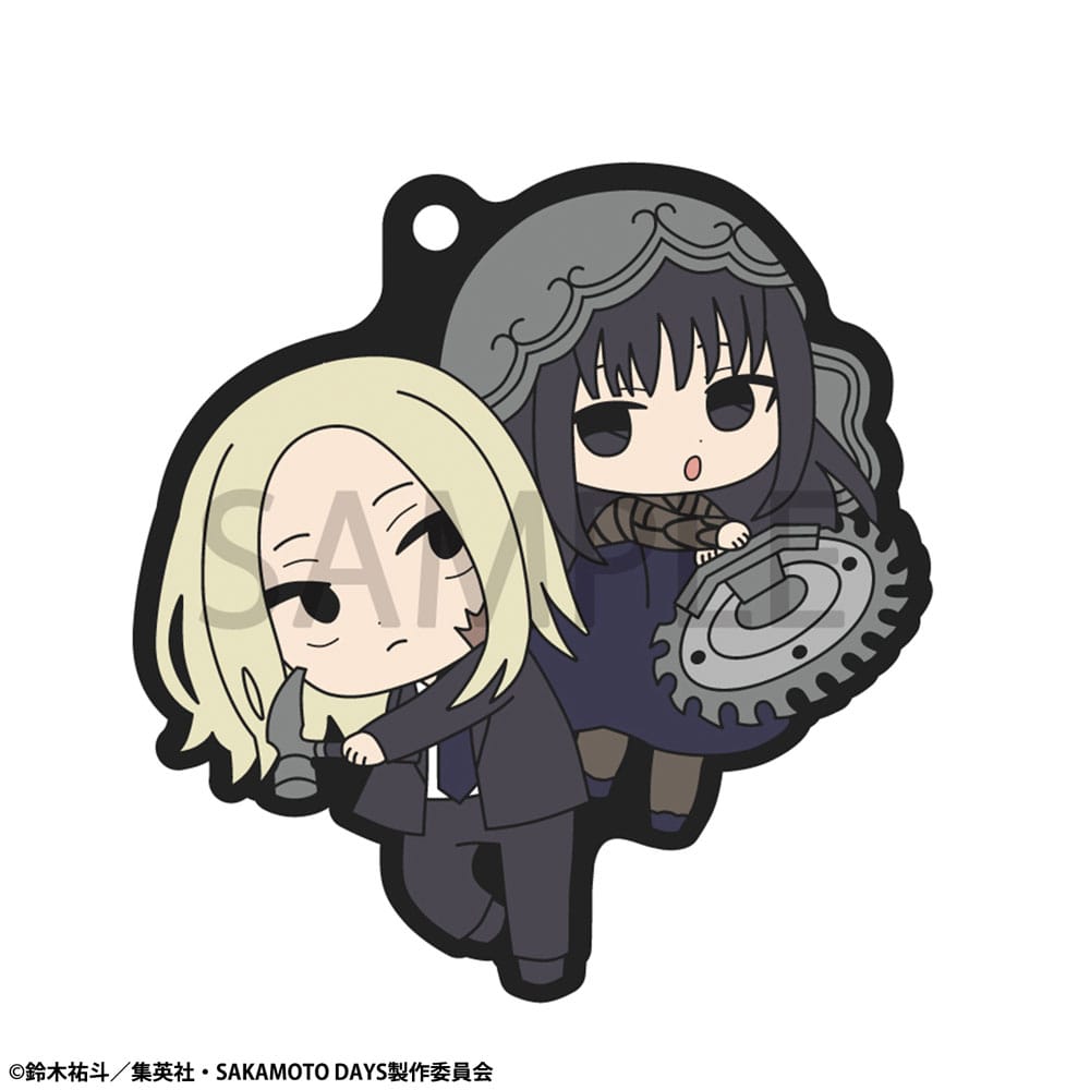 Sakamoto Days Rubber Mascot Buddycolle Gummi-Anhänger 7 cm Sortiment (6)          