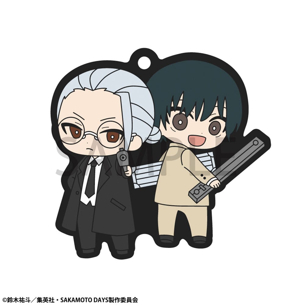 Sakamoto Days Rubber Mascot Buddycolle Gummi-Anhänger 7 cm Sortiment (6)          