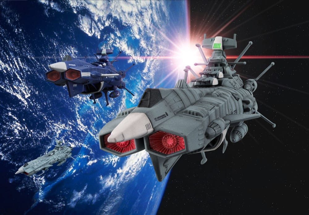 Space Battleship Yamato 2202 Statue Cosmofleet SP Warriors of Love U.N.C.F. AAA-1 Andromeda Re. 19 cm