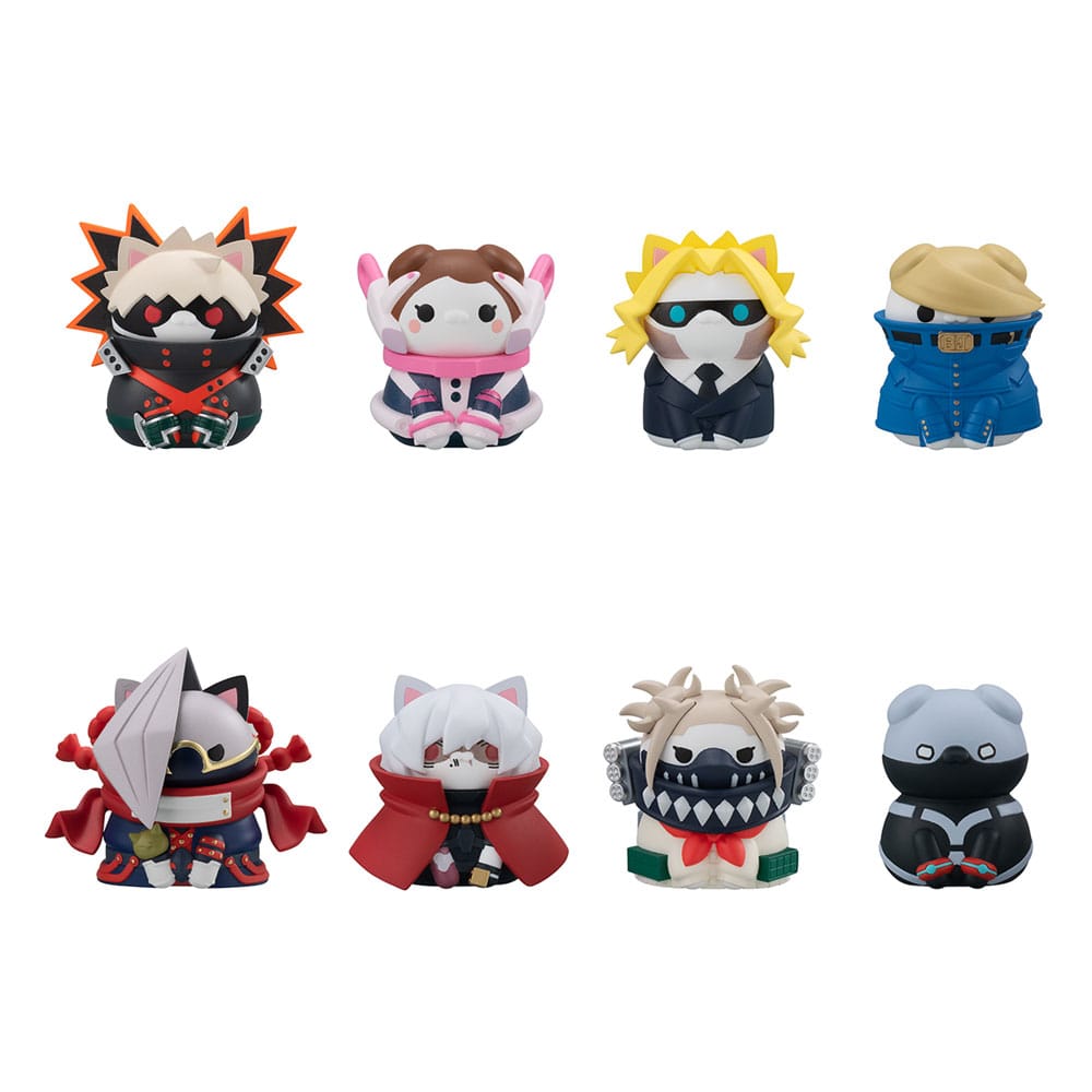 My Hero Academia Mega Cat Project Heroaca Cats No.02 3 cm Sortiment (8) 