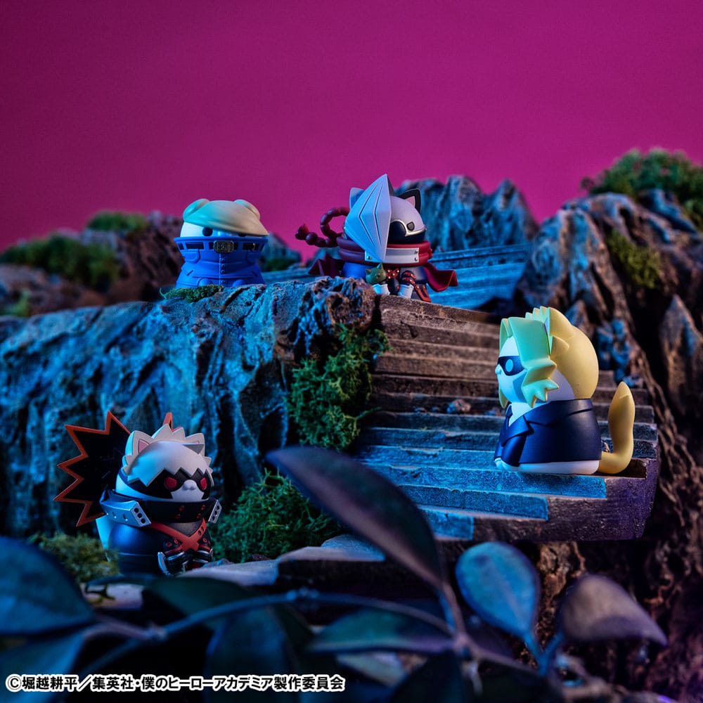 My Hero Academia Mega Cat Project Heroaca Cats No.02 3 cm Sortiment (8) 