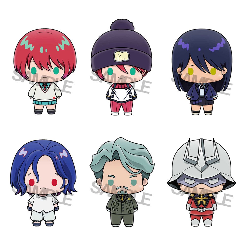Mobile Suit Gundam GQuuuuuuX Chokorin Mascot Series Sammelfiguren 5 cm Sortiment (6)    