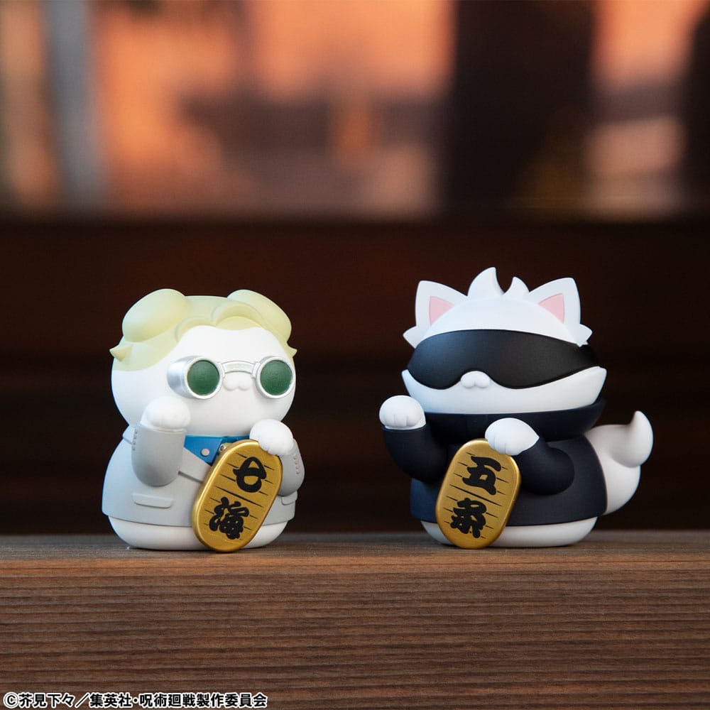 Jujutsu Kaisen Mega Cat Project Sammelfiguren Fortune Cats 7 cm Sortiment (6)    