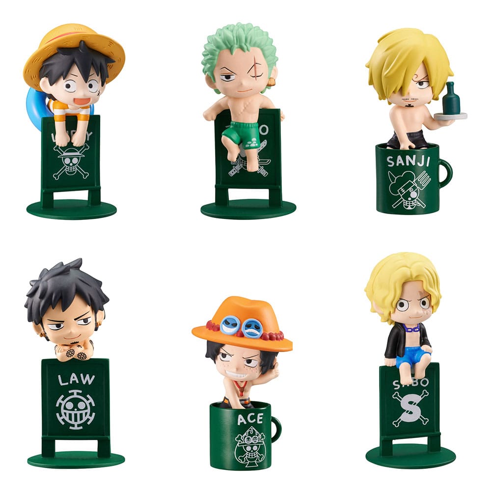 One Piece Ochatomo Series Sammelfiguren Pirates´ Vacance 4 cm Sortiment (8) 