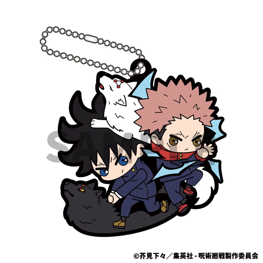 Jujutsu Kaisen Gummi-Anhänger 6 cm Sortiment Buddy Collection (6) 