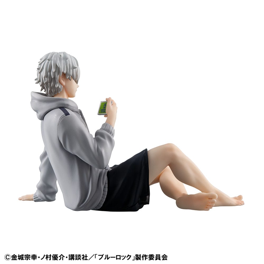 Blue Lock G.E.M. Serie PVC Statue Seishiro Nagi Repaint Ver. Palm Size 9 cm    