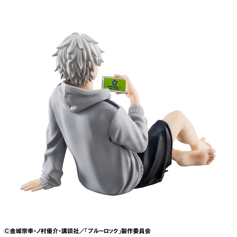 Blue Lock G.E.M. Serie PVC Statue Seishiro Nagi Repaint Ver. Palm Size 9 cm    