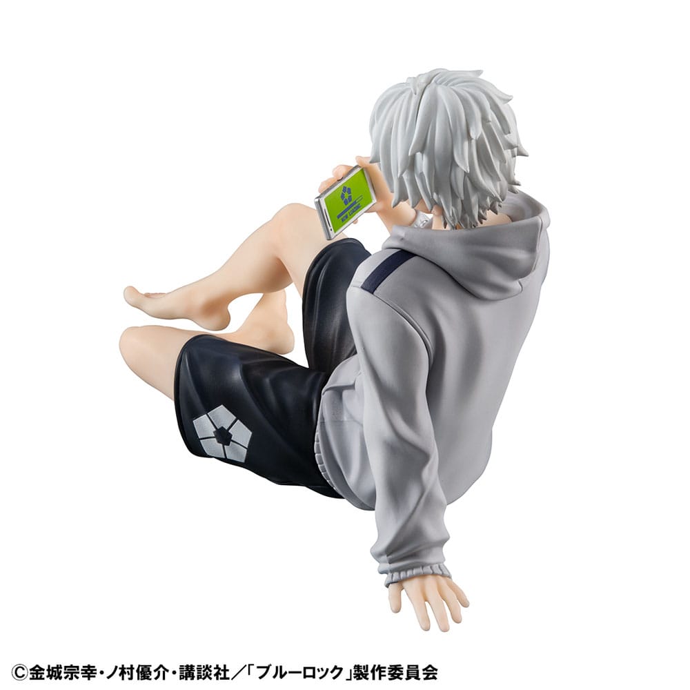 Blue Lock G.E.M. Serie PVC Statue Seishiro Nagi Repaint Ver. Palm Size 9 cm    