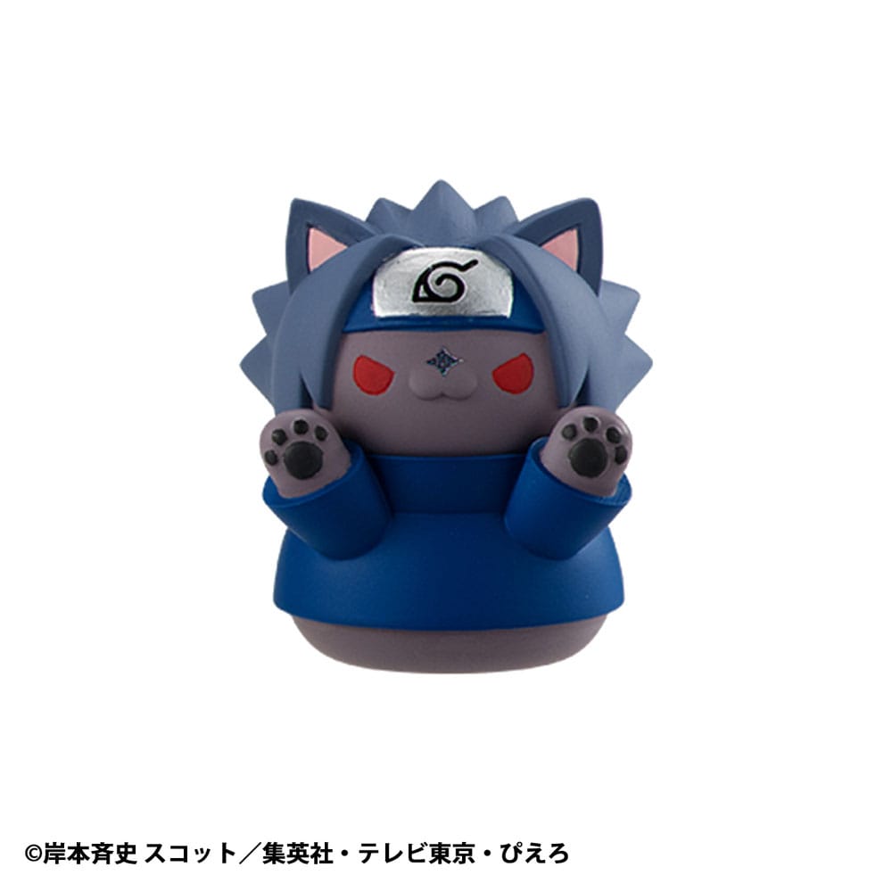 Naruto Shippuden Mega Cat Project Nyaruto! Sammelfiguren Come here Sasuke-kun 3 cm Sortiment (8)    