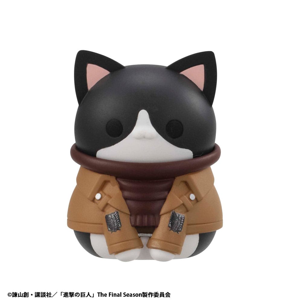 Attack on Titan Mega Cat Project Attack on Tinyan Sammelfiguren Gathering Scout Regiment danyan! 3 cm Sortiment (8)    
