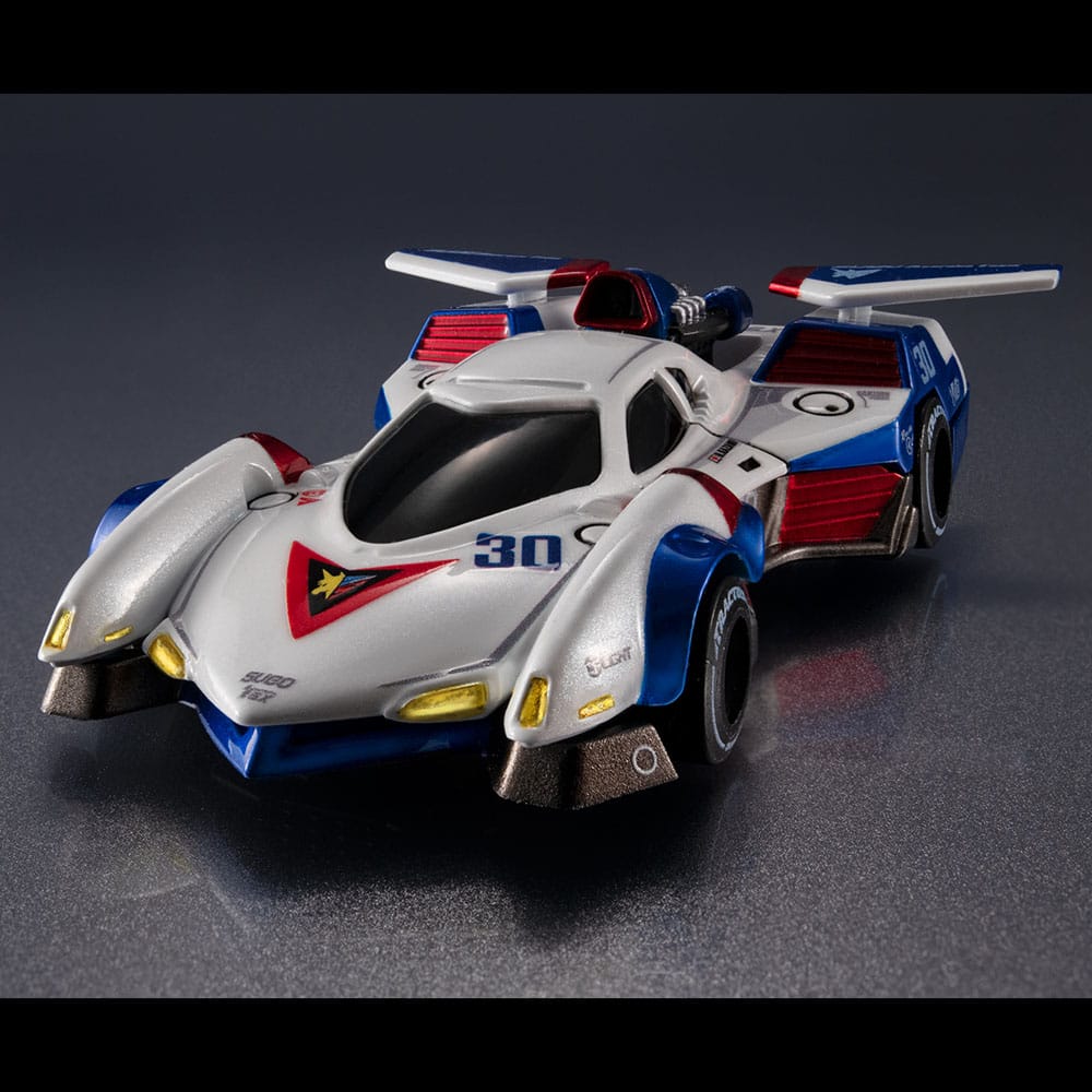 Future GPX Cyber Formula Fahrzeuge 3er-Pack Asurada G.S.X & Albatrander 602 & Aoi Superion GT Set Heritage Edition 7 cm     