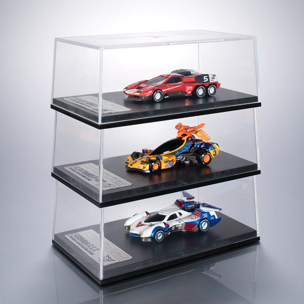 Future GPX Cyber Formula Fahrzeuge 3er-Pack Asurada G.S.X & Albatrander 602 & Aoi Superion GT Set Heritage Edition 7 cm     