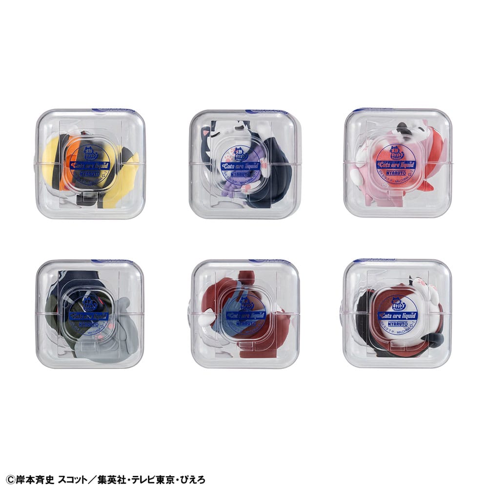 Naruto Shippuden Mega Cat Project Nyaruto! Sammelfiguren Good Night Nyaruto! 3 cm Sortiment (8)    