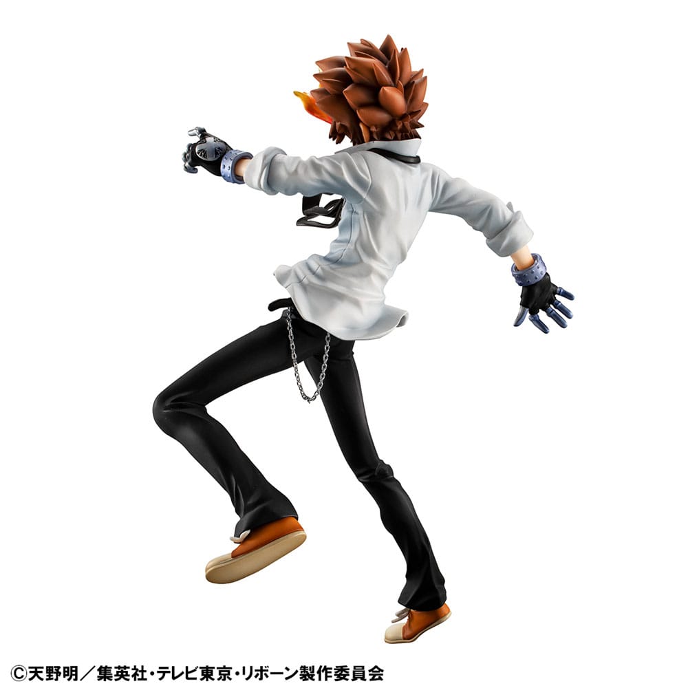 Katekyo Hitman Reborn! G.E.M. Serie PVC Statue Tsunayoshi Sawada & Kyoya Hibari & Reborn Set 21 cm 