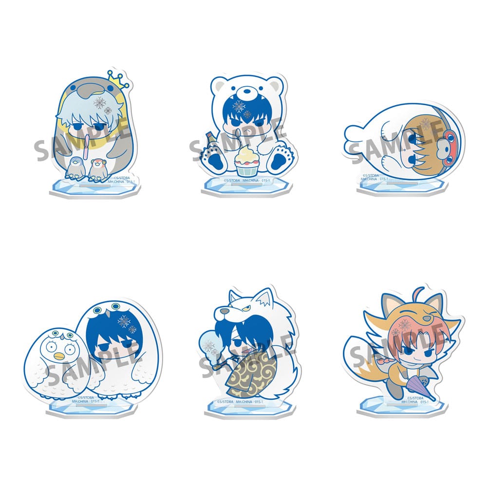 Gintama Acryl Figuren Prince Hata & Animals of Ice 6 cm Display (6)                