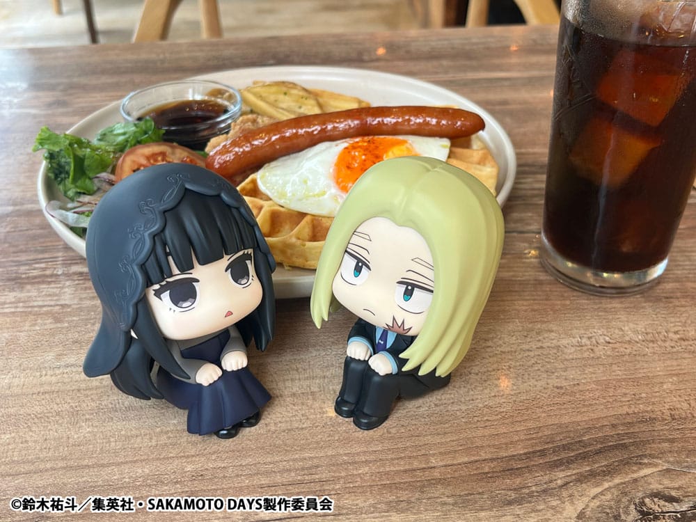 Sakamoto Days Look Up PVC Statue Shishiba & Osaragi Set (with gift) 11 cm     