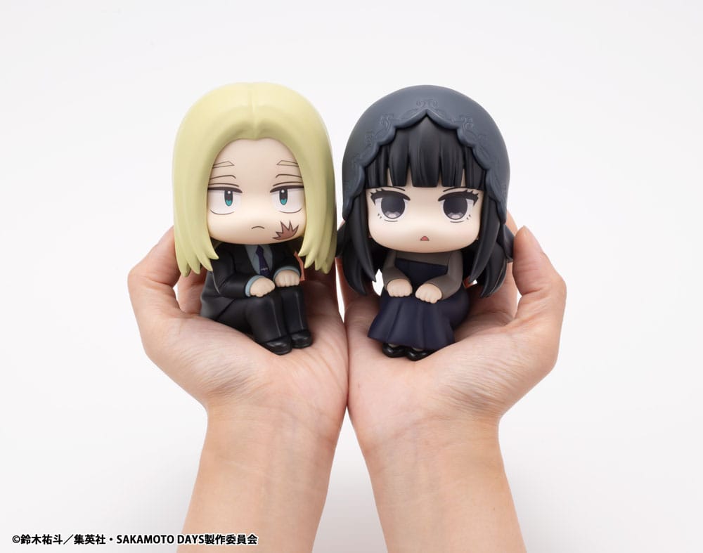 Sakamoto Days Look Up PVC Statue Shishiba & Osaragi Set (with gift) 11 cm     