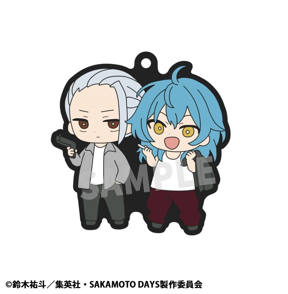 Sakamoto Days Rubber Mascot Buddycolle Gummi-Anhänger Vol. 2 7 cm Sortiment (6)          