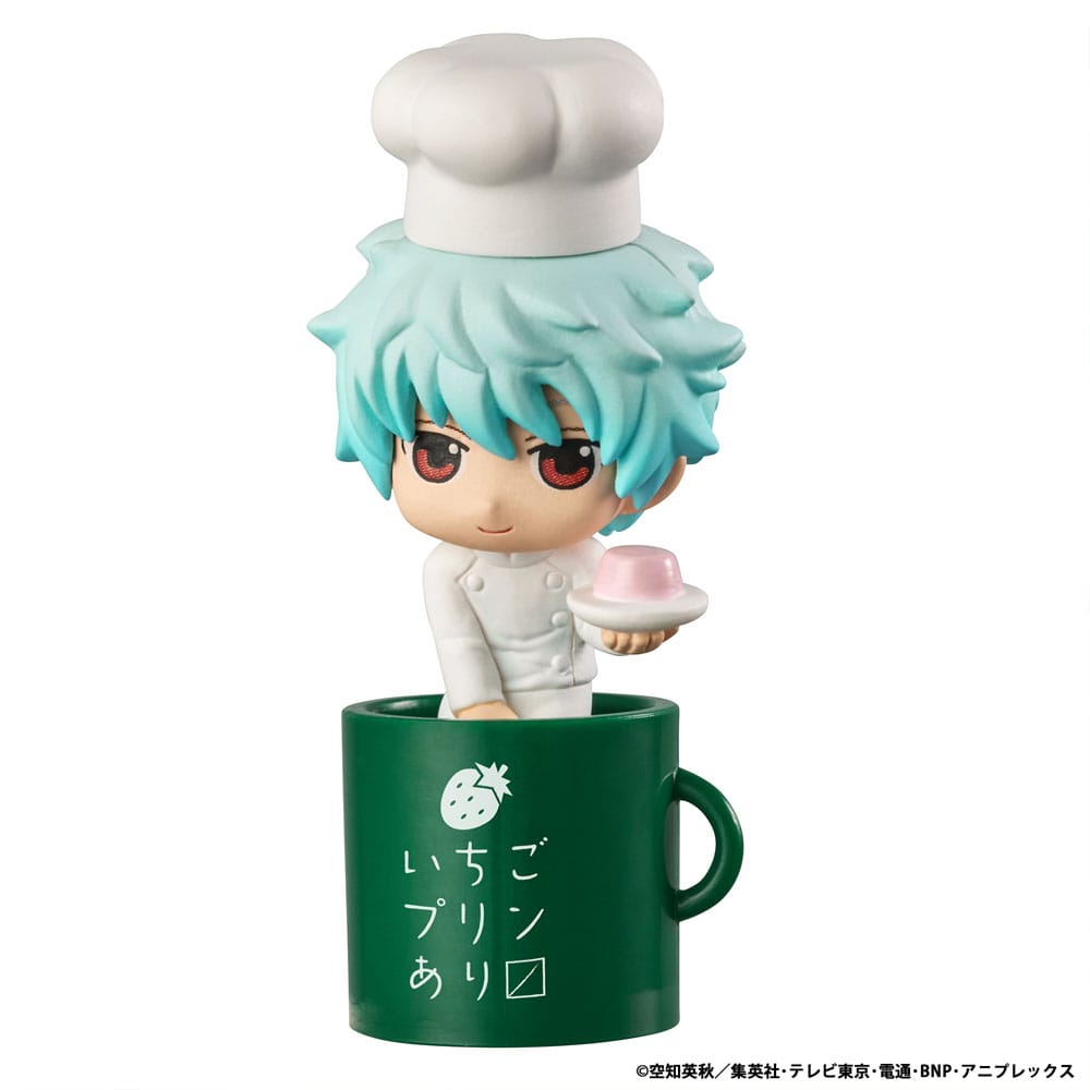 Gintama Ochatomo Series Sammelfiguren 5 cm Yorozuya Cafe Sortiment (8)  