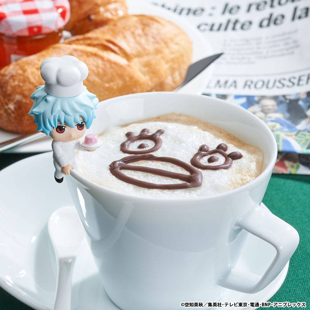 Gintama Ochatomo Series Sammelfiguren 5 cm Yorozuya Cafe Sortiment (8)  