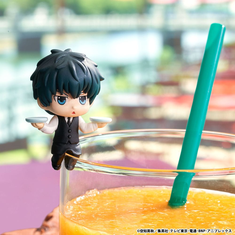 Gintama Ochatomo Series Sammelfiguren 5 cm Yorozuya Cafe Sortiment (8)  