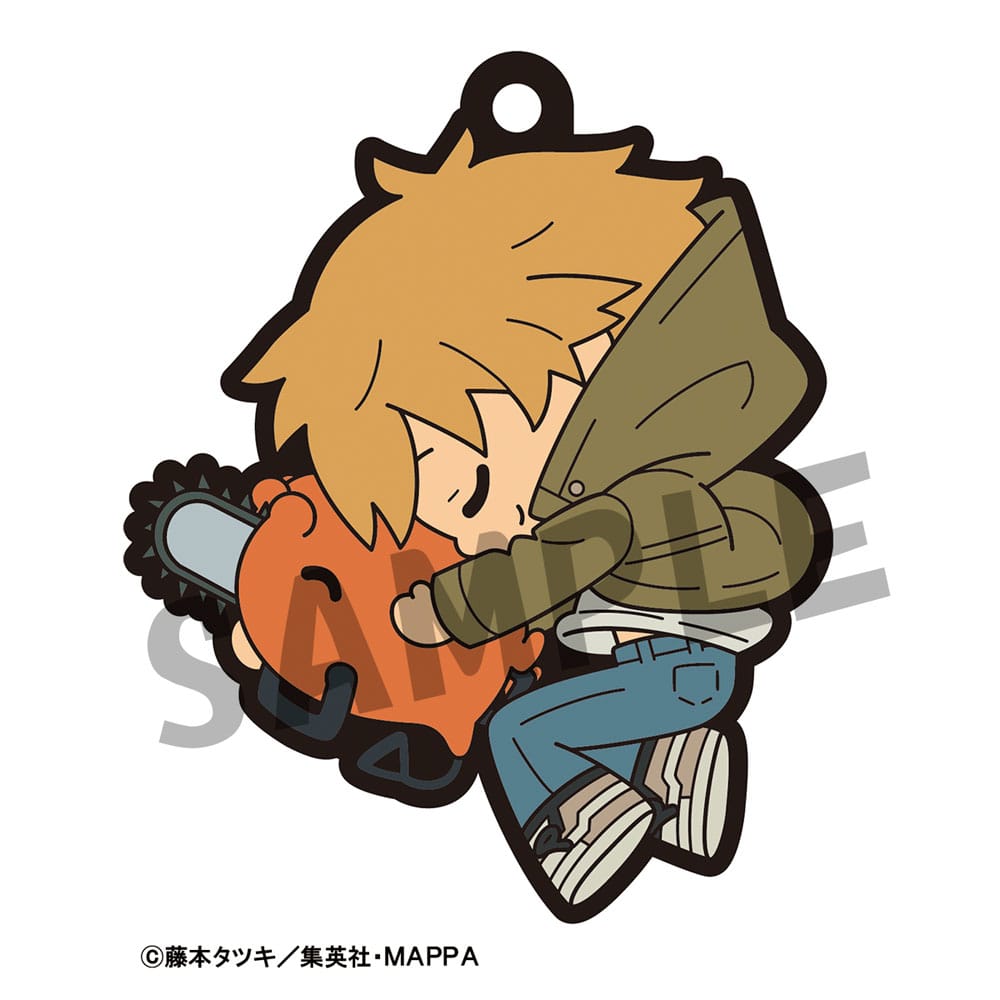 Chainsaw Man Rubber Mascot Buddycolle Gummi-Anhänger 6 cm Sortiment (6) 