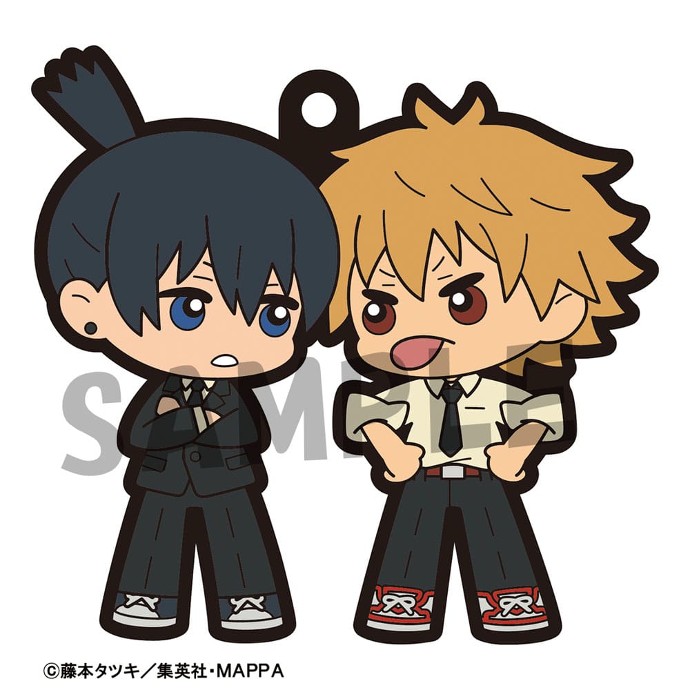 Chainsaw Man Rubber Mascot Buddycolle Gummi-Anhänger 6 cm Sortiment (6) 