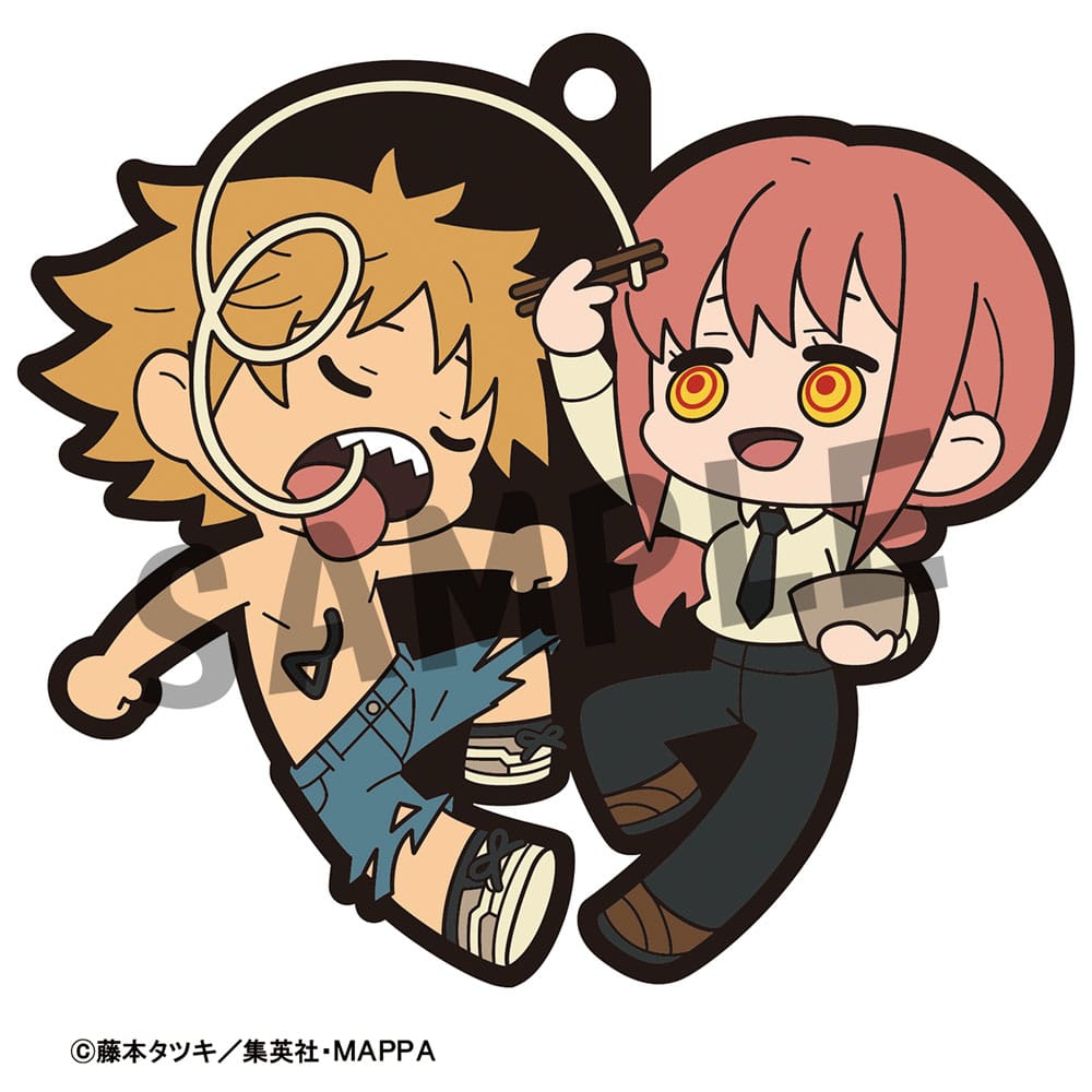 Chainsaw Man Rubber Mascot Buddycolle Gummi-Anhänger 6 cm Sortiment (6) 