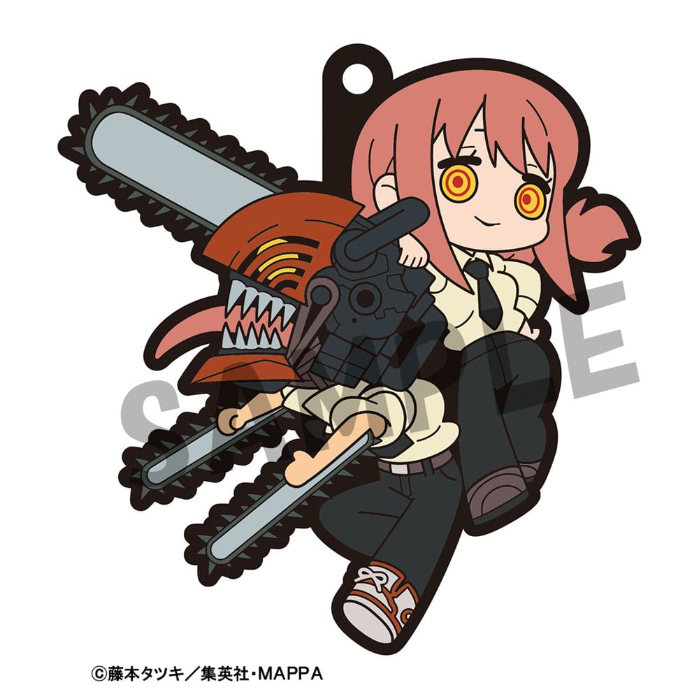 Chainsaw Man Rubber Mascot Buddycolle Gummi-Anhänger 6 cm Sortiment (6) 