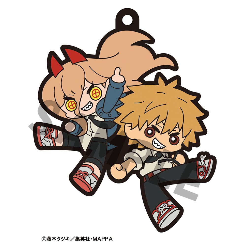 Chainsaw Man Rubber Mascot Buddycolle Gummi-Anhänger 6 cm Sortiment (6) 