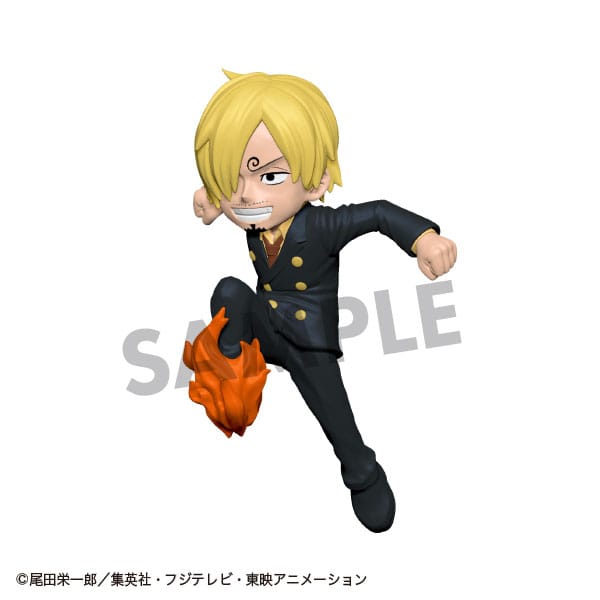 One Piece Tobimasu Sammelfiguren 5 cm Blind Box Sortiment (6)      