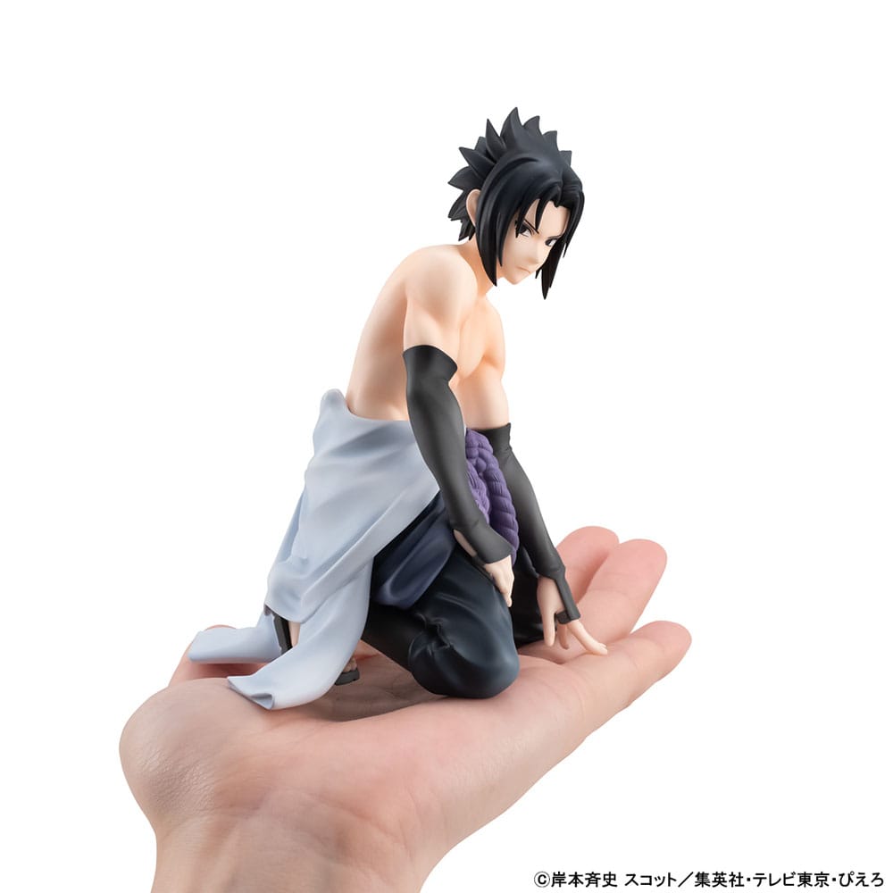 Naruto Shippuden G.E.M. Serie PVC Statue Sasuke Palm Size 12 cm             