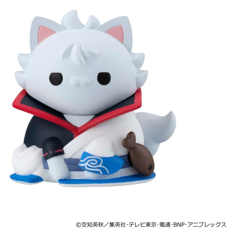 Gintama Mega Cat Project Minifiguren Nyantama Go Meow-Meow Edition! 3 cm Blind Box Display (8) (Repeat)