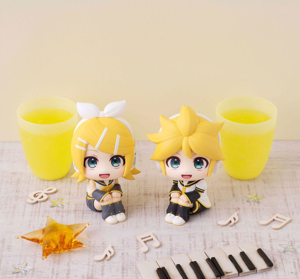 Character Vocal Series: Rin/Len Look Up PVC Statue Hatsune Rin & Len Set (with gift) 11 cm     