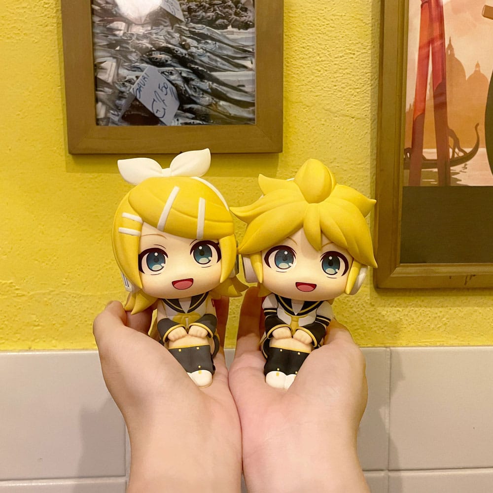 Character Vocal Series: Rin/Len Look Up PVC Statue Hatsune Rin & Len Set (with gift) 11 cm     