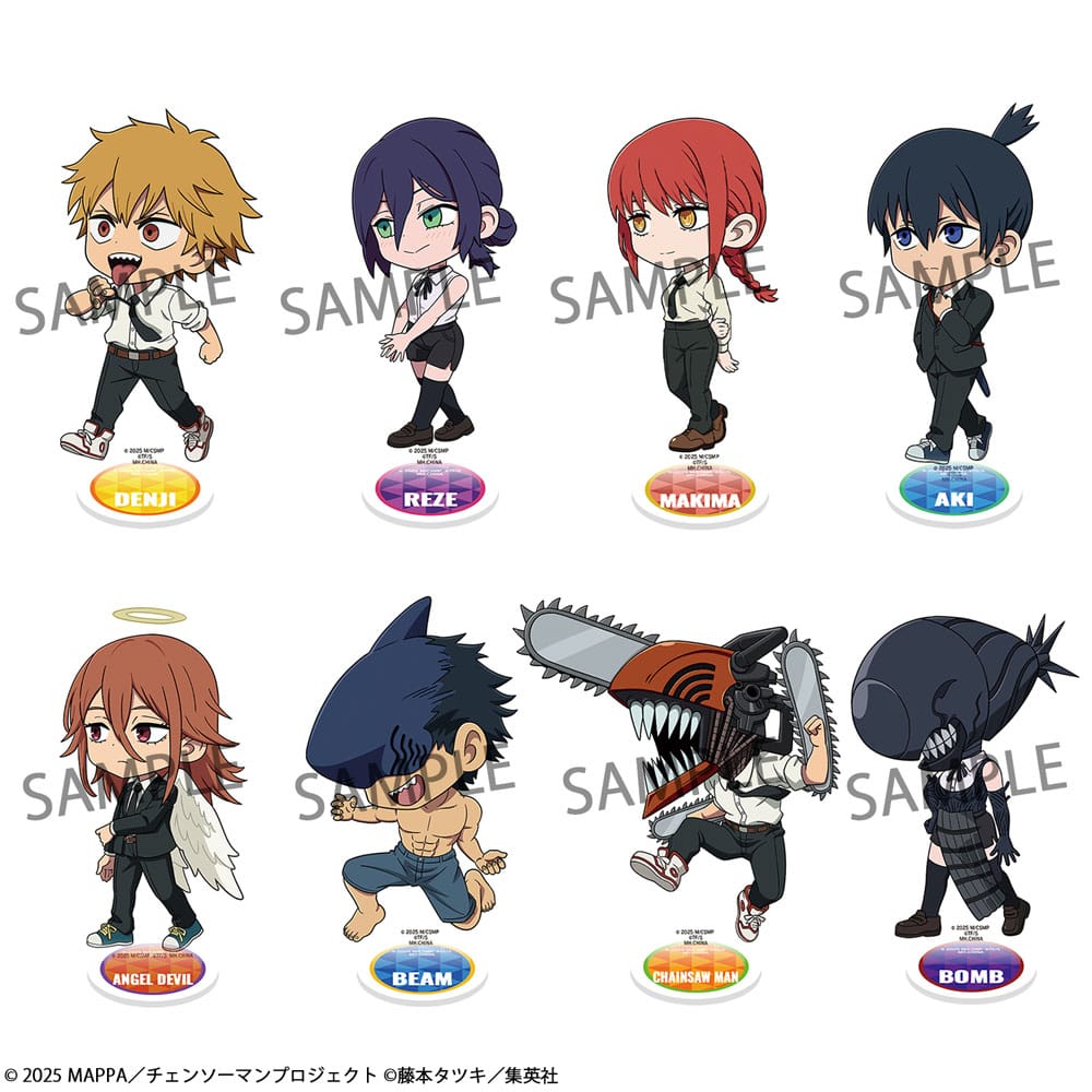 Chainsaw Man The Movie: Reze Arc TokoToko Acryl Figuren Blind Box Display 9 cm (8)  