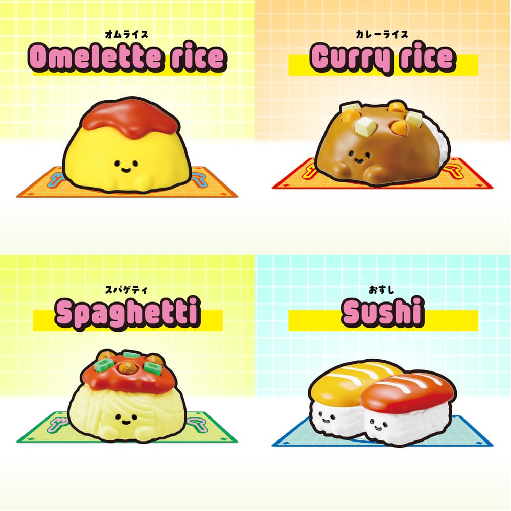 Recipeeez Sammelfiguren Menu 01 3 cm Sortiment (4)    