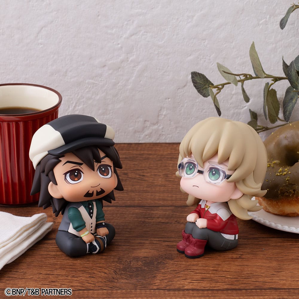 Tiger & Bunny Look Up PVC Statuen Kaburagi T Kotetsu & Barnaby Brooks Jr. Set (with gift) 11 cm     